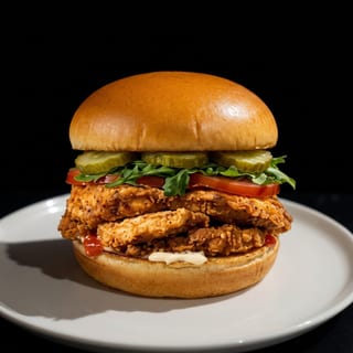 Chicken Bun Burger