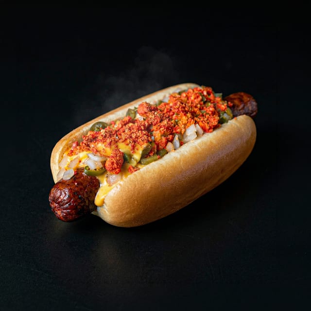 Flamin' (HOT) Crunch Dog.