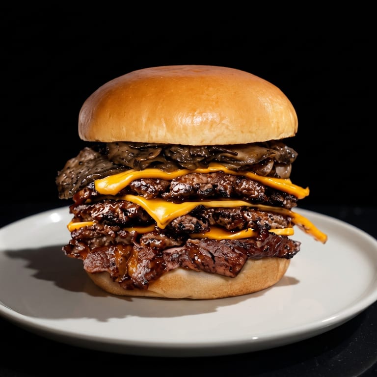 Savor Our Black Truffle Burger